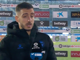Joselu marcó ante el Madrid. Captura/MovistarLaLiga