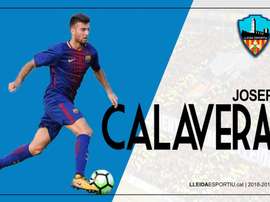 Josep Calavera se marcha al Lleida. Twitter/Lleida_Esportiu