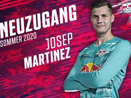 Josep Martínez continuará creciendo en el RB Leipzig. Twitter/RBLeipzig