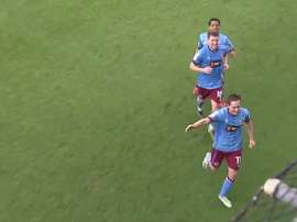 Josh Morris, celebrando un gol con el Scunthorpe. Skybet