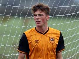 Josh Tymon, en un encuentro con los juveniles del Hull City. HullCitytigers