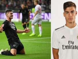 Piden a Pedro, el 'Ibrahimovic de La Fábrica', para liberar a Jovic. AFP/RealMadrid