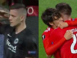 Félix e Jovic, o duelo de goleadores da Europa. Captura