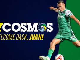 O lendário meia venezuelano retorna ao clube onde brilhou no ano 2016. Twitter/NYCosmos