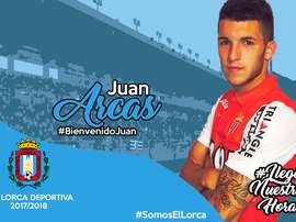 Juan Arcas reforzará al Lorca Deportiva. Twitter