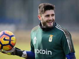 Juan Carlos aseguró que su equipo tiene la mente puesta en la Copa. RealOviedo