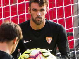 Juan Soriano compartió entrenamiento con los hombres de Luis Enrique. EFE