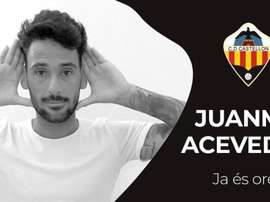 Juanma Acevedo, nuevo jugador del CD Castellón. Twitter/CDCastellón