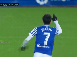 Et de deux pour le Real Sociedad. Twitter/SportsCenter