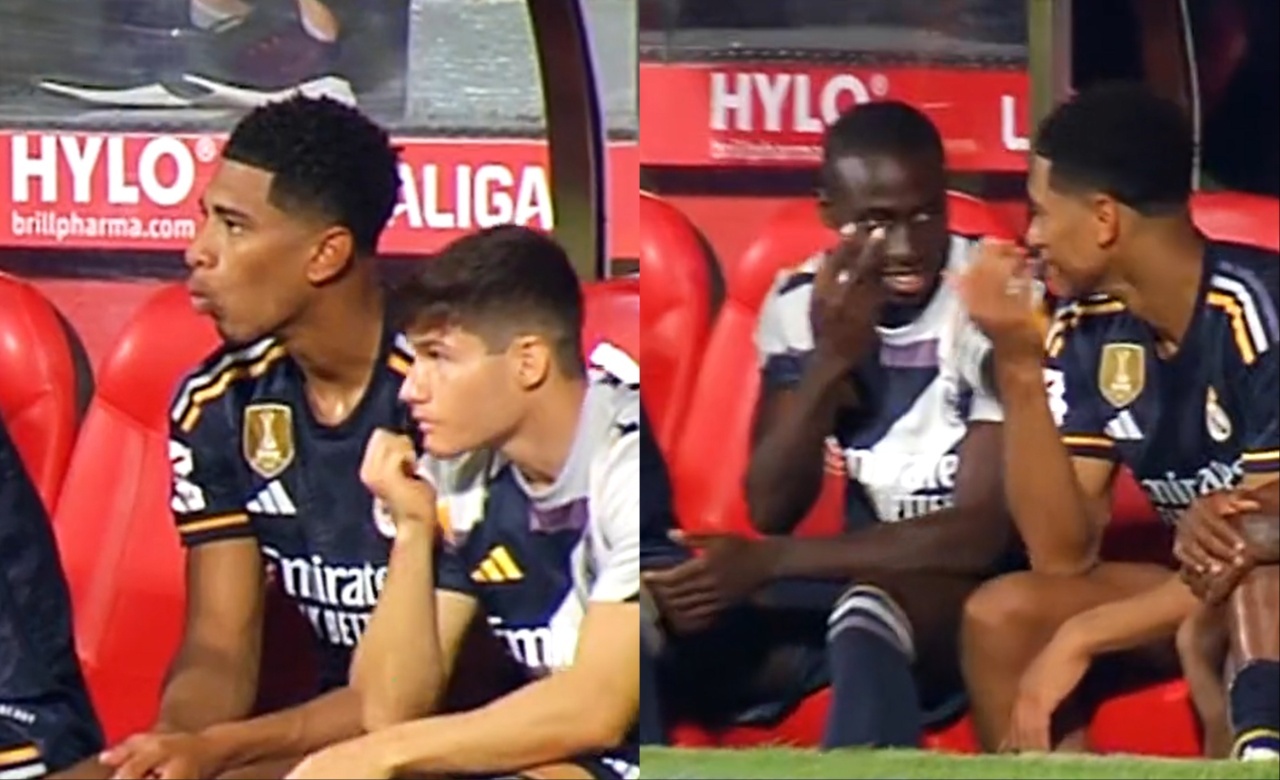 Bellingham y Mendy se quedaron perplejos con la entrada de Nacho a Portu