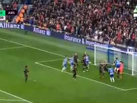 El Brighton se adelantó a los siete minutos. Captura