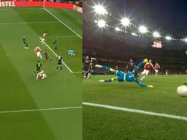 Ramsey's opener set the ball in motion for Arsenal. Captura