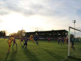 Lío en el partido entre la Ponferradina y la Gimnástica Segoviana. Luis Besa/Acueducto2