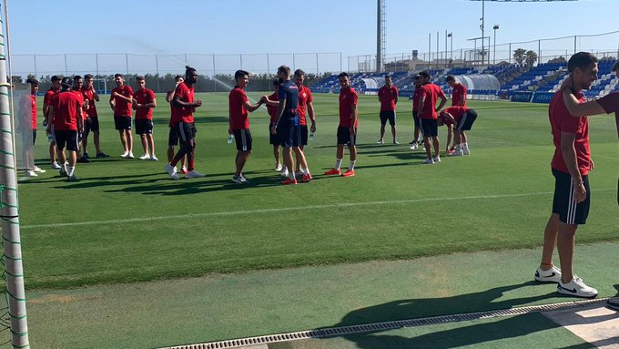 Turki Al Alshikh suspendió el amistoso del pasado domingo frente al Marbella. Twitter /U_D_Almeria