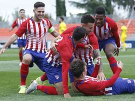 El Atleti se pone líder. Twitter/AtletiAcademia