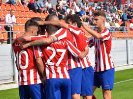 El Atlético B se entrenó en Alcalá de Henares. ClubAtléticodeMadrid