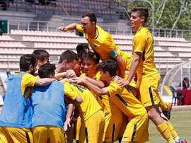 El Atlético Juvenil A ganó un merecido doblete. Twitter/AtletiAcademia
