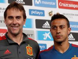 Teria sido mais normal chegar à final da Copa do Mundo com o Lopetegui, disse Thiago. EFE