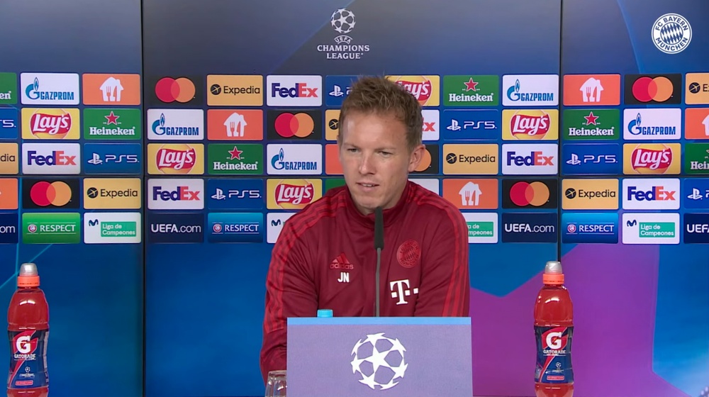 Nagelsmann falou sobre o Barça de Koeman. Captura/FCBayern