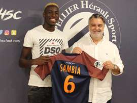 El galo ya luce nuevo dorsal con el conjunto del Stade de Mosson. MontpellierHSC