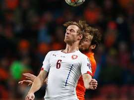 Kalas, en un partido con la República Checa. ChelseaFC