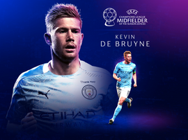 De Bruyne meilleur milieu UEFA. UEFA