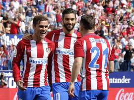 Gameiro marcou um 'hat-trick' em apenas 4 minutos. EFE