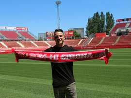 Kilian Durán ya está en Montilivi. Twitter/GironaFC