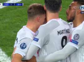 El Bayern sufrió, pero venció al Lokomotiv de Moscú. Captura/FoxSports