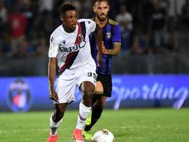 Kinglsey prolonge à Bologne. Twitter/Bologna1909en