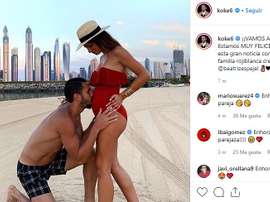 Koke va a ser padre. Captura/Instagram/Koke6