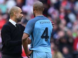 Guardiola confia na renovação de Kompany. AFP