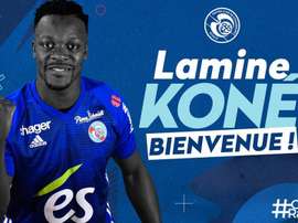 Koné signe à Strasbourg. Twitter/ RC Strasbourg