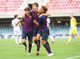 Ligue 1 keeping an eye on Barca youngster Konrad de la Fuente. EFE