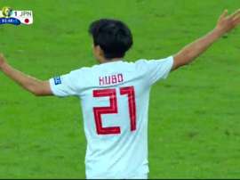 Kubo marcó pero en fuera de juego. Captura/DAZN