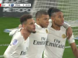 Mbappé a marqué le deuxième but face à Dijon. ESPN