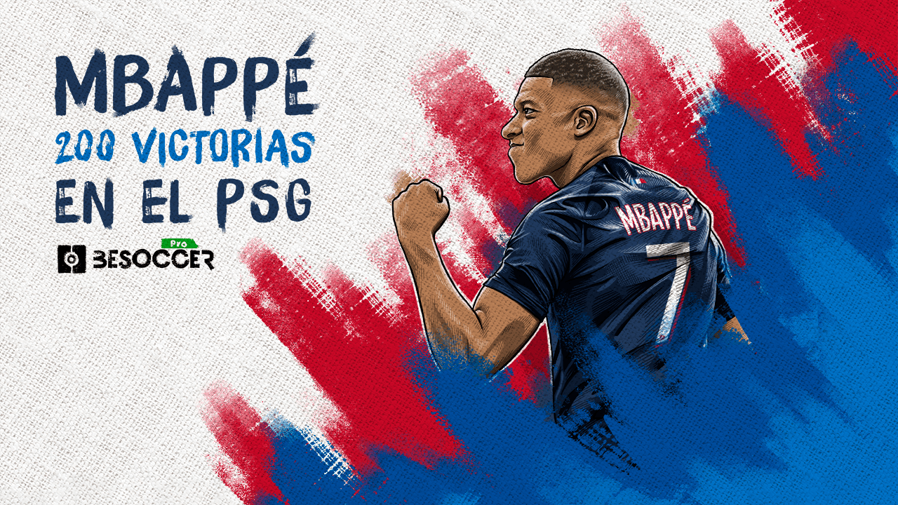 Mbappé sigue el camino de Marquinhos y ya tiene 200 éxitos en el PSG