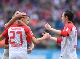 L'Islandais Alfreð Finnbogason FC Augsbourg. FCAugsbourg