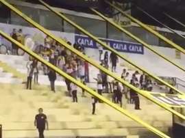 La afición de Criciuma se burló de la tragedia de Chapecoense. Youtube