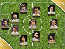 O onze do ano na Premier League. PFA