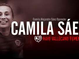 Camila Sáez jugará en el Rayo Vallecano Femenino. RayoFemenino