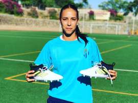 Anita anotó el gol 500 del Sporting en Primera. Twitter/LaluRAlbarran