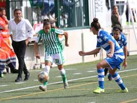 Locura goleadora en el Luis del Sol. Twitter/RealBetisFéminas