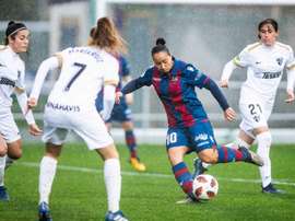 El Levante goleó al Málaga en casa. Twitter/LevanteUDFemenino