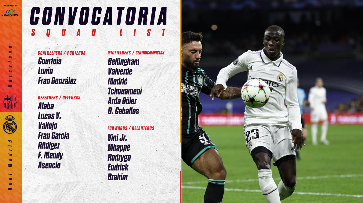La liste des convoqués du Real Madrid pour la finale de Coupe du Roi