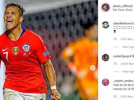 La demande importante de Claudio Bravo. Instagram/Alexisoficial