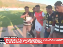 La Policía detuvo a un jugador por suplantación. Twitter/clarincom
