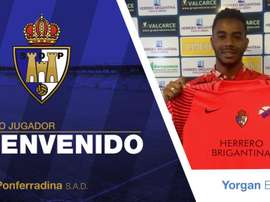 Nueva incorporación de la Ponferradina. Twitter/SDP_1992