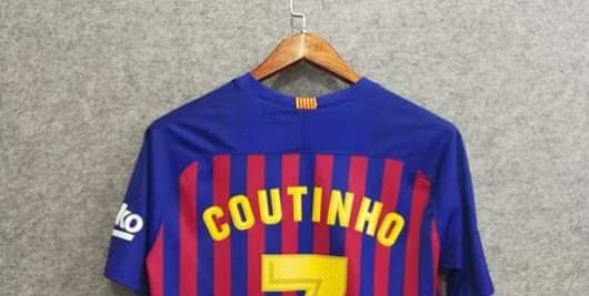 Maillot Extérieur FC Barcelona Coutinho Maillot Extérieur FC Barcelona Coutinho