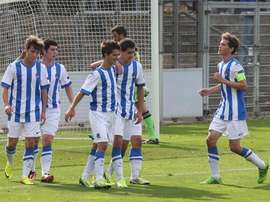 La Real Sociedad se asegura la continuidad de tres canteranos en el filial. Twitter